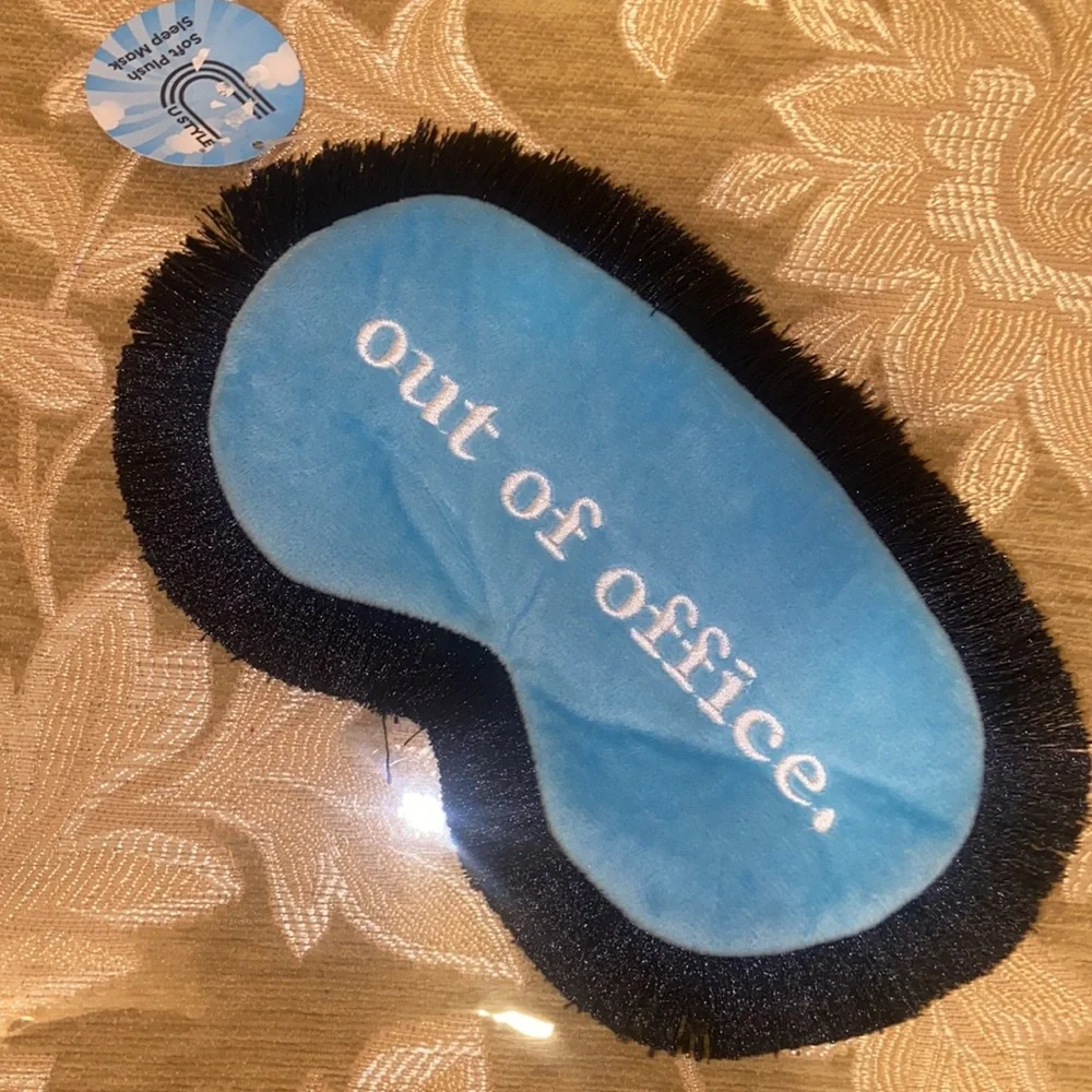 NEW UStyle Out of Office Blue Sleep Eye Mask Travel
